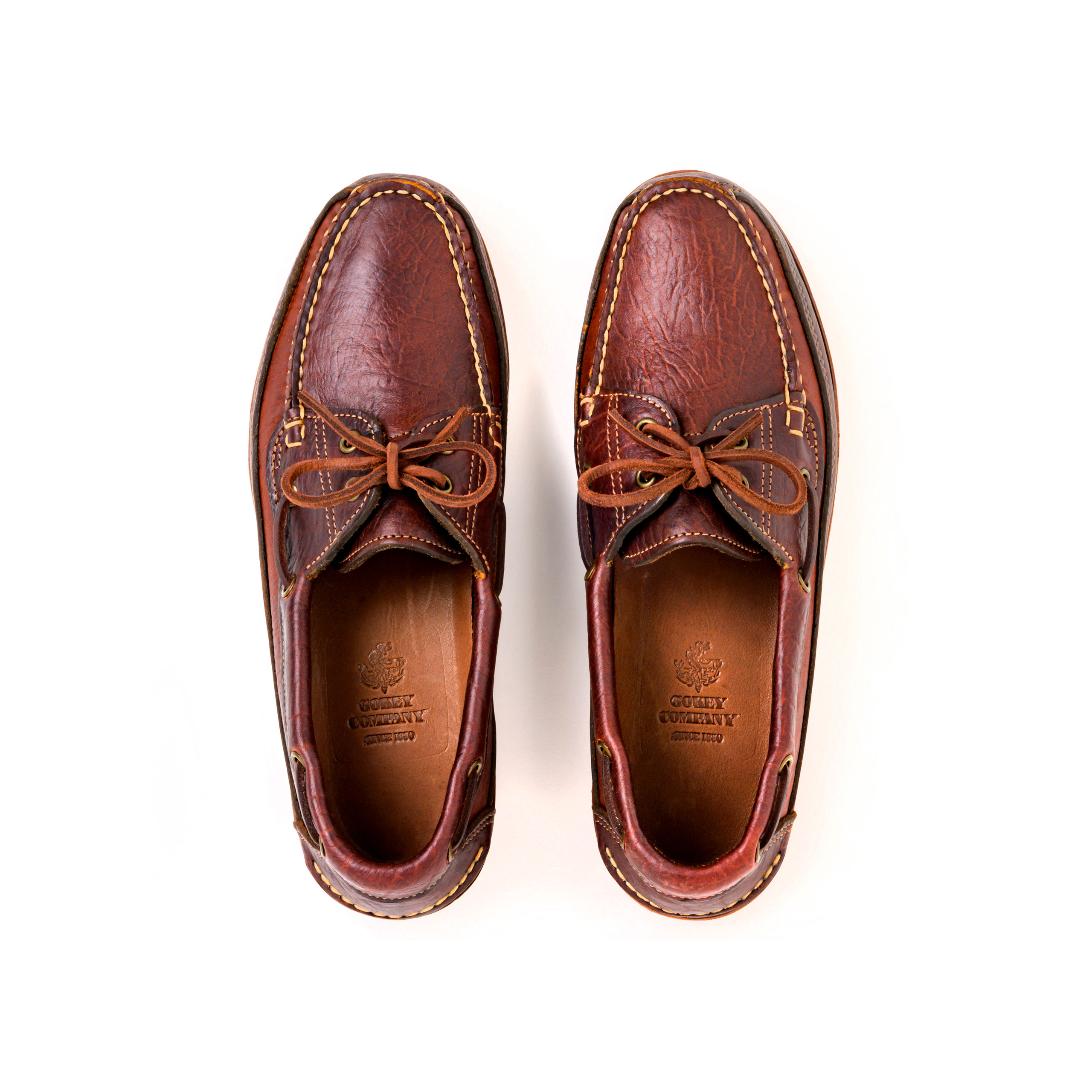 GOKEY ブラウンレザー モカシンブーツ 米国製　made in USA GOKEY ブラウンレザー モカシンブーツ 米国製 made in USA GOKEY