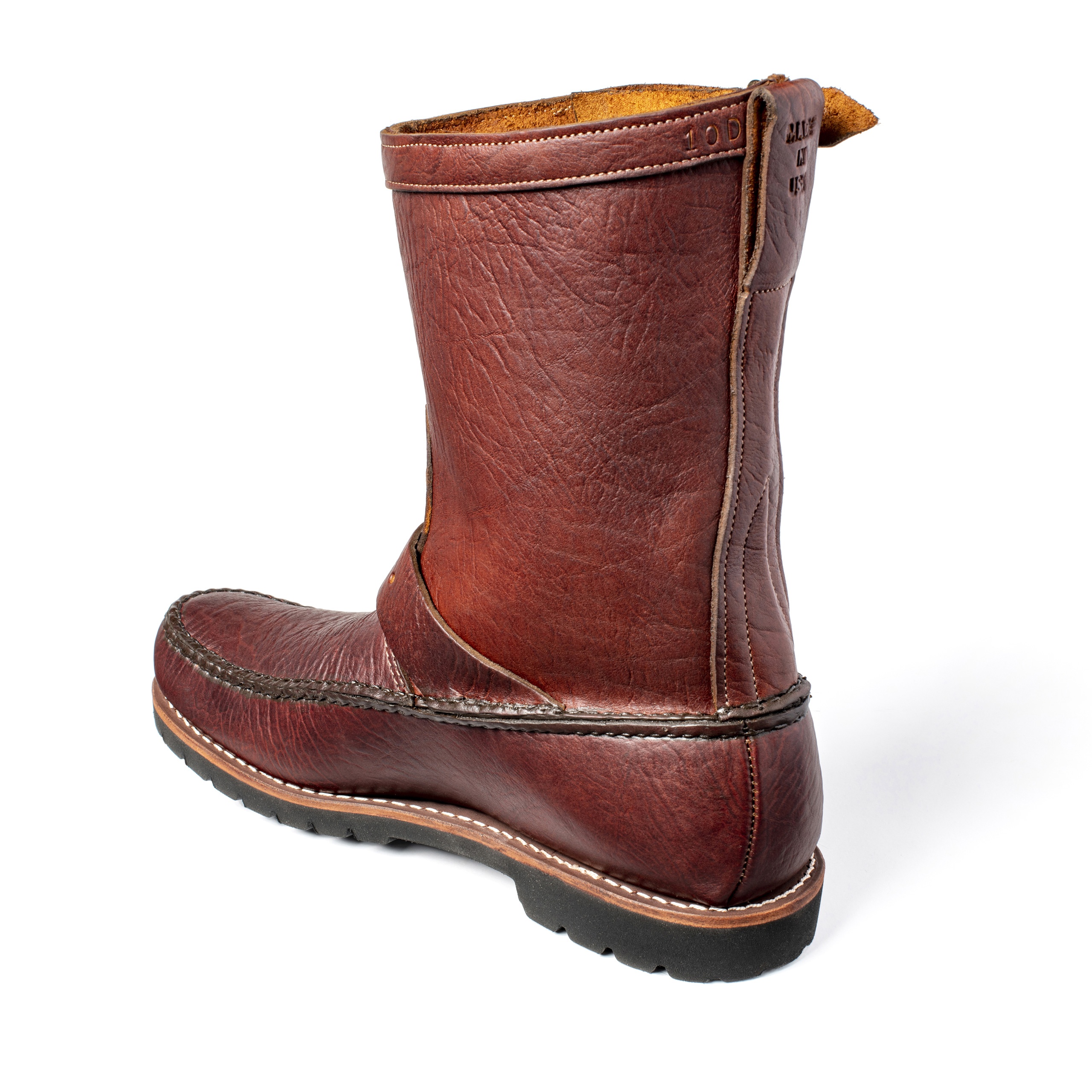$740 Gokey Shearling The Classic Boots! Size 9 D Mahogany Reddish Brown USA Made The Classic Boot - Gokey USA main image 3