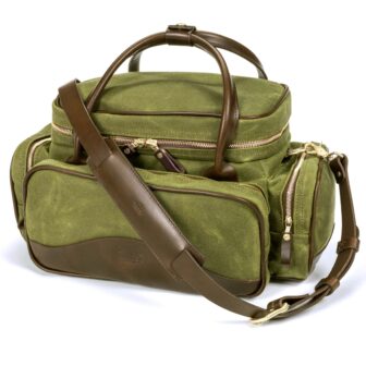 Olive Canvas & Leather Range Bag