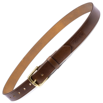 1.25" Leather Belt - Dark Brown