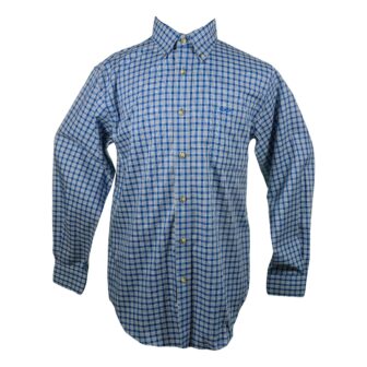 High Prairie Blue Blast Gingham Twill Shirt