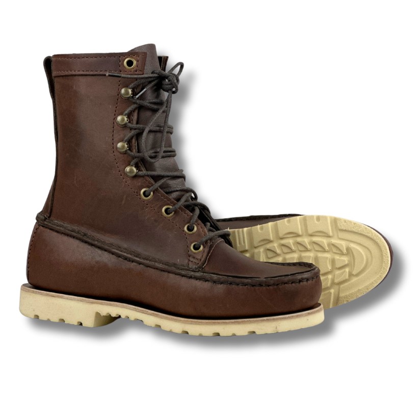 GOKEY ブラウンレザー モカシンブーツ 米国製　made in USA GOKEY ブラウンレザー モカシンブーツ 米国製 made in USA